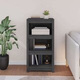 Ormarić za knjige Siva 50 x 35 x 97 cm od masivne borovine | shoptok.hr