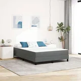Spring Madrac za Krevet Svjetlosiva Srednja 140x190x20 cm Tkanina