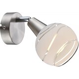 Globo Elliott Stropni reflektor (4 W, Bele barve/prozoren, nikelj mat barve, E14, 1 kos) | Shoptok.si