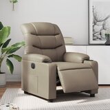 Maison Chic Električni naslanjač - Relax naslanjač kapučino umetno usnje, (22061487) | Shoptok.si
