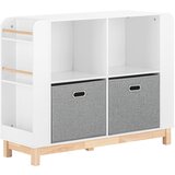 SoBuy knjižna omara za otroke v beli barvi v skandinavskem slogu, (20815178) | Shoptok.si