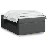 Maison Chic Box spring postelja - Vzmetna postelja z vzmetnico temno siva 120x190 cm blago SL5323, (21906294) | Shoptok.si