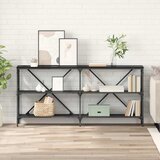  Konzolna stolica Crni hrast 160 x 30 x 75 cm Konstruirano drvo | shoptok.hr