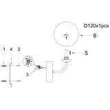  ONLI - Zidna svetiljka PALOMA 1xG9/10W/230V crna/dimljena | Eponuda.com