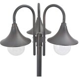 vidaXL vrtna trostruka stupna svjetiljka od aluminija E27 220 cm brončana Cijene
