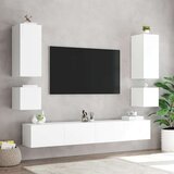 Zidni TV ormarić s LED svjetlima bijeli 100 x 35 x 31 cm | shoptok.hr