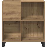 vidaXL ormar za vinile staro drvo čvrsto hrastovo drvo srednji vrata | shoptok.hr