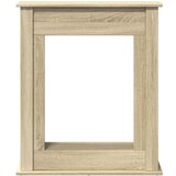 vidaXL Okvir za kamin sonoma hrast 75x20x87,5 cm inženirski les | Shoptok.si