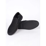 Shelvt Men's black perforated loafers | Eponuda.ba