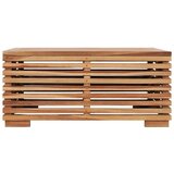 In set vrtnog stolića i taburea s tamnosivim jastukom od tikovine | shoptok.hr