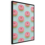  Slika - Pastel Donuts (1 Part) Vertical 80x120 U crnom drvenom okviru | shoptok.hr
