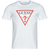Guess cn ss original logo tee bijela Cijene