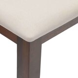 vidaXL Klupa 90 cm smeđa puna drvena guma | shoptok.hr