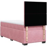  Box spring krevet s madracem ružičasti 100x200 cm baršunasti | shoptok.hr