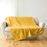 Rumeno pregrinjalo 180x220 cm Lucile –
