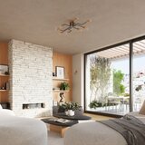 Nice Lamps Črna/v naravni barvi stropna svetilka 60x100 cm Dazzle – | Shoptok.si