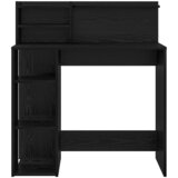  Stol s policom Crni hrast 90 x 48 x 101,5 cm Konstruirano drvo | Eponuda.ba