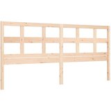  Kreveta s uzglavljem 200 x 200 cm od masivnog drva | shoptok.hr