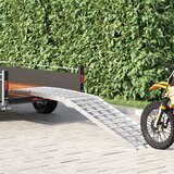  Rampe za Utovar Srebrno 230 x 44 x 13 cm Aluminij | shoptok.hr