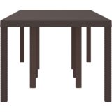 vidaXL Vrtni stol smeđi 250x100x73 cm Polipropilen, Vrtni stol smeđi 100x100x73 cm Polipropilen, Vrtni stol smeđi 150x100x73 cm Polipropilen | shoptok.hr