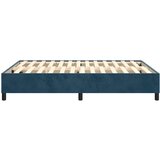  Okvir za krevet s oprugom tamnoplavi 140x190 cm baršunasti | shoptok.hr
