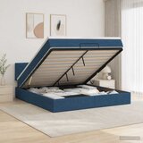  Krevet od pjene s madracem i LED-om Plava 140 x 200 cm Tkanina | shoptok.hr