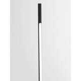 Nova Luce Crna metalna LED stojeća svjetiljka sa sjenilom od akrilnog stakla (visina 140 cm) Raccio – | shoptok.hr