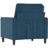  Fotelja plava 60 cm baršunasta | Eponuda.com