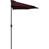  Balkonski suncobran bordo 270 x 144 x 222 cm polukružni | shoptok.hr