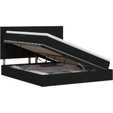  Krevet s madracem i skladištem Crna 140 x 190 cm tkanina | shoptok.hr
