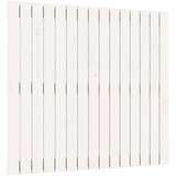  Zidno uzglavlje bijelo 95,5x3x90 cm od masivne borovine | shoptok.hr