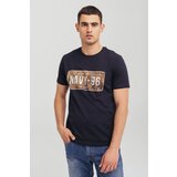 Legendww teget muška majica sa printom navy-96 Cene