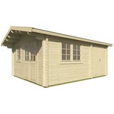 Male kuće Drvena kuća RONDA 470 × 470 cm – bez završnog krovnog pokrova | shoptok.hr