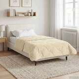  Zimska posteljnina krema 155 x 220 cm Mikrofibra in Teddy flis, (5000284565) | Shoptok.si