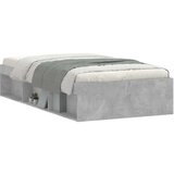  Kreveta siva boja betona 90 x 200 cm | shoptok.hr