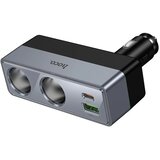 hoco. Auto punjač Hoco 1xUSB A + 1xUSB C + 2x priključak za upaljač PD QC3.0 max 240W/24V crni | Shoptok.si