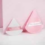 Brushworks Triangular Powder Puff Duo spužvica | shoptok.hr