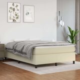 vidaXL Okvir za krevet s oprugama krem 140x190 cm od umjetne kože | shoptok.hr