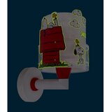 Dalber 76309 - Dečija zidna lampa SNOOPY 1xE27/15W/230V bela/crvena | Eponuda.com