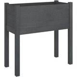  Sadilica siva 70 x 31 x 70 cm od masivne borovine | shoptok.hr