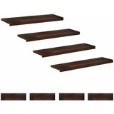 Step treads 8 kom. 100 x 25 x 2 cm Tamno smeđa | shoptok.hr