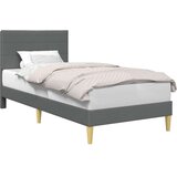 Okvir za krevet Tamno siva 100 x 200 cm tkanina - Tamno siva 100 x 200 cm | shoptok.hr
