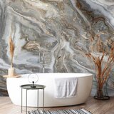  Foto tapeta - Stone Abstractions - Marble Textures in Neautral Tones 500x350 Vodootporna | shoptok.hr