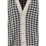 Trendyol Beige Men's Oversize V-Neck Crowbarn Cardigan | shoptok.hr