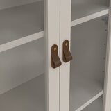 Tvilum Sivo-bež vitrina 78x199x33 cm Madrid – | shoptok.hr