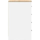  Garažni ormar za odlaganje bijeli 30x51x85 cm masivne borovine | shoptok.hr