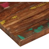 Stolna ploča 80x80x3 8 cm četvrtasta masivno obnovljeno drvo | shoptok.hr