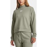 Under Armour Sweatshirt UA Rival Terry Mock Crew-GRN - Women | Shoptok.si
