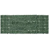 Balkonski zastor s tamnozelenim lišćem 400 x 150 cm | shoptok.hr