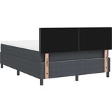  Postelja s box spring sistemom z vzmetnico Temnosiva 140x200 cm Žametna tkanina, (22081279) | Shoptok.si
